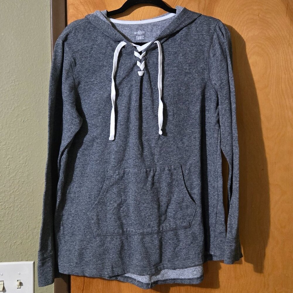 SO Perfectly Soft womens lightweight tunic hoodie